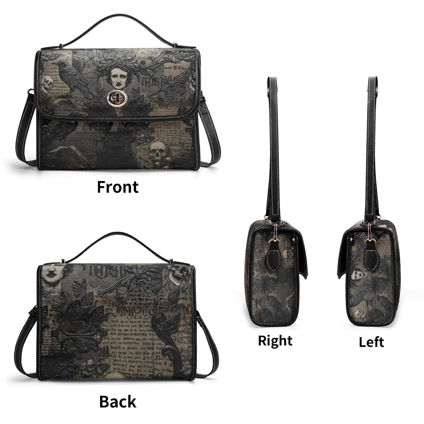 Edgar Allan Poe Satchel Bag