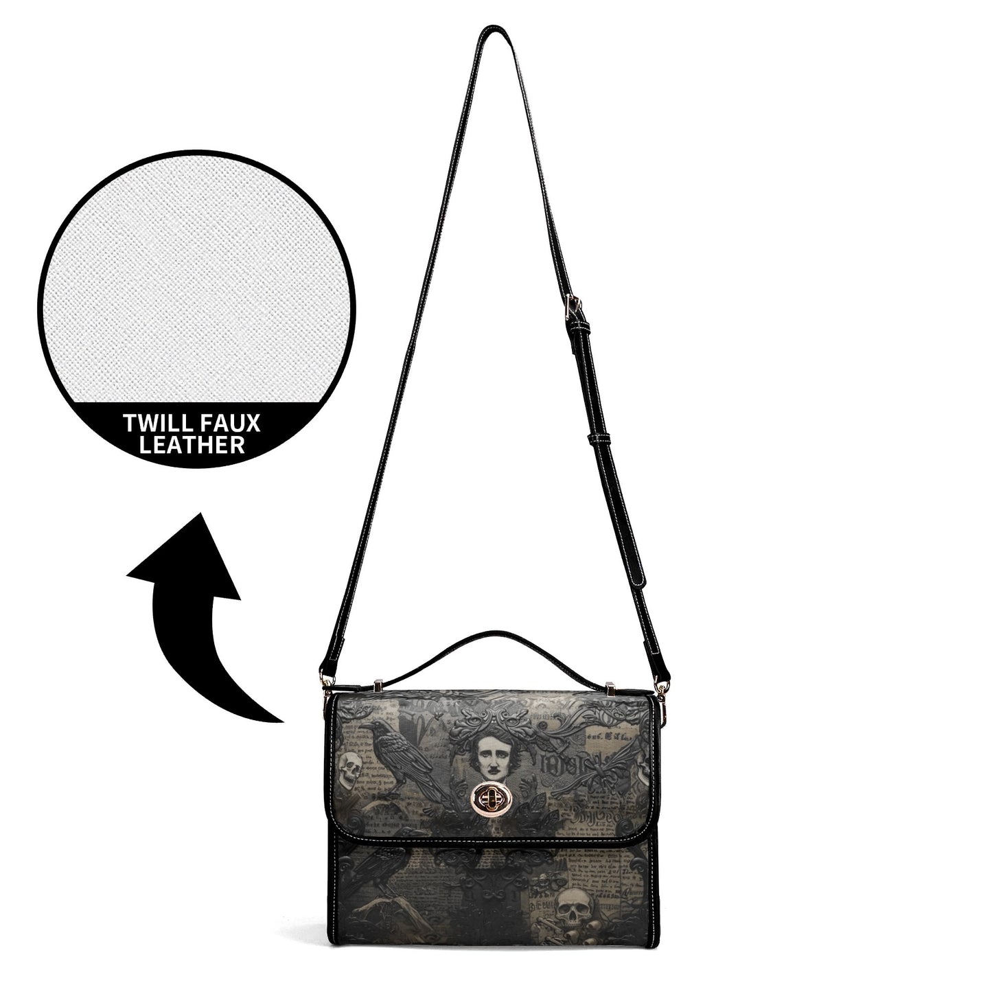 Edgar Allan Poe Satchel Bag