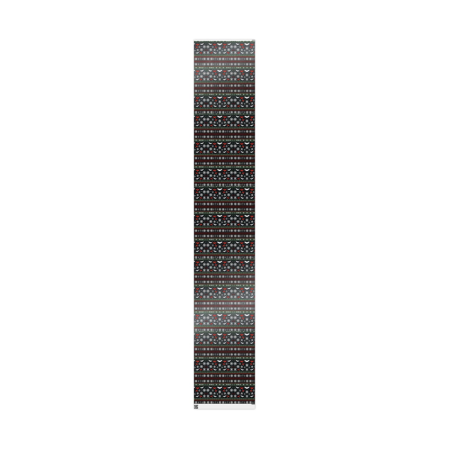 Bats and Snowflakes Wrapping PaperHome DecorVTZdesigns30" x 180"GlossyChristmasDecorFestive