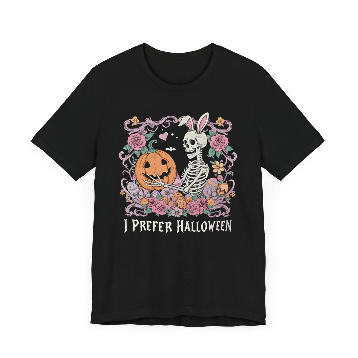 I Prefer Halloween Tee ShirtT-ShirtVTZdesignsBlackXSclothesclothingCotton