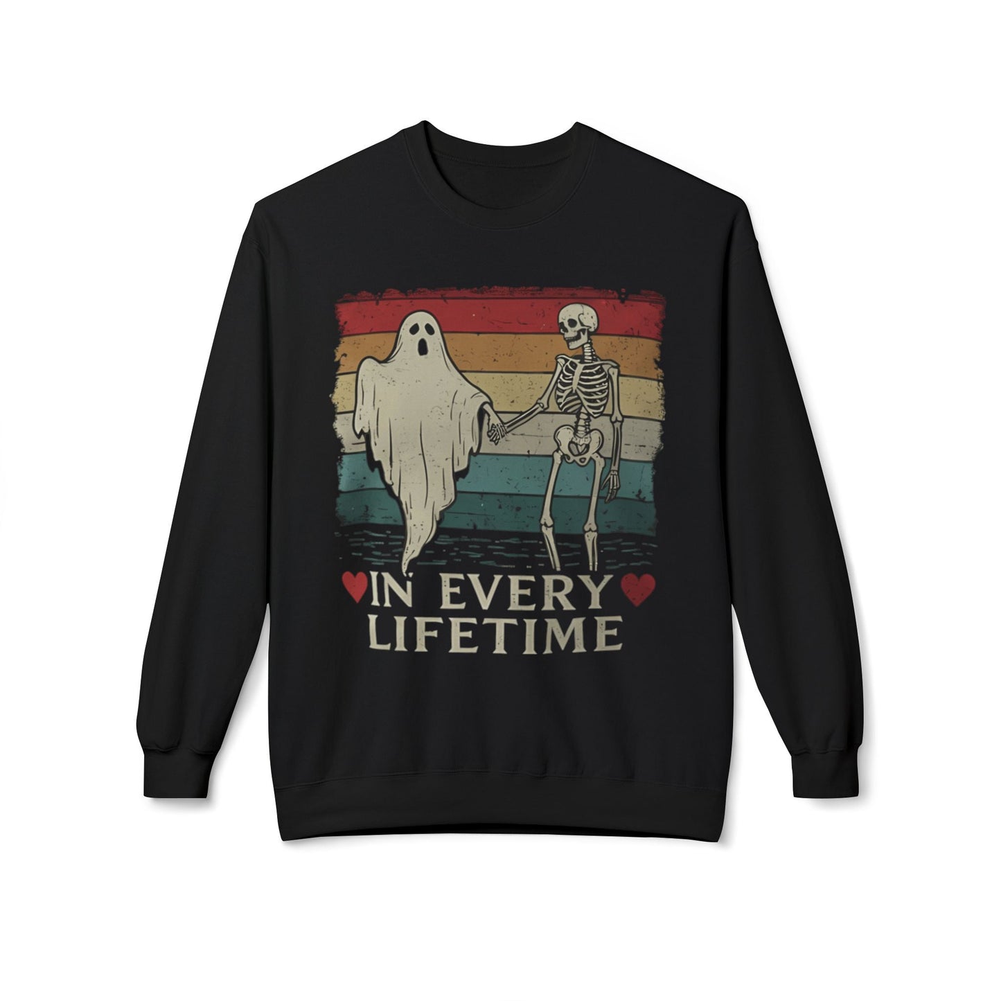 In Every Lifetime Pullover Crewneck SweatshirtSweatshirtVTZdesignsBlackSclothingdarkgoth