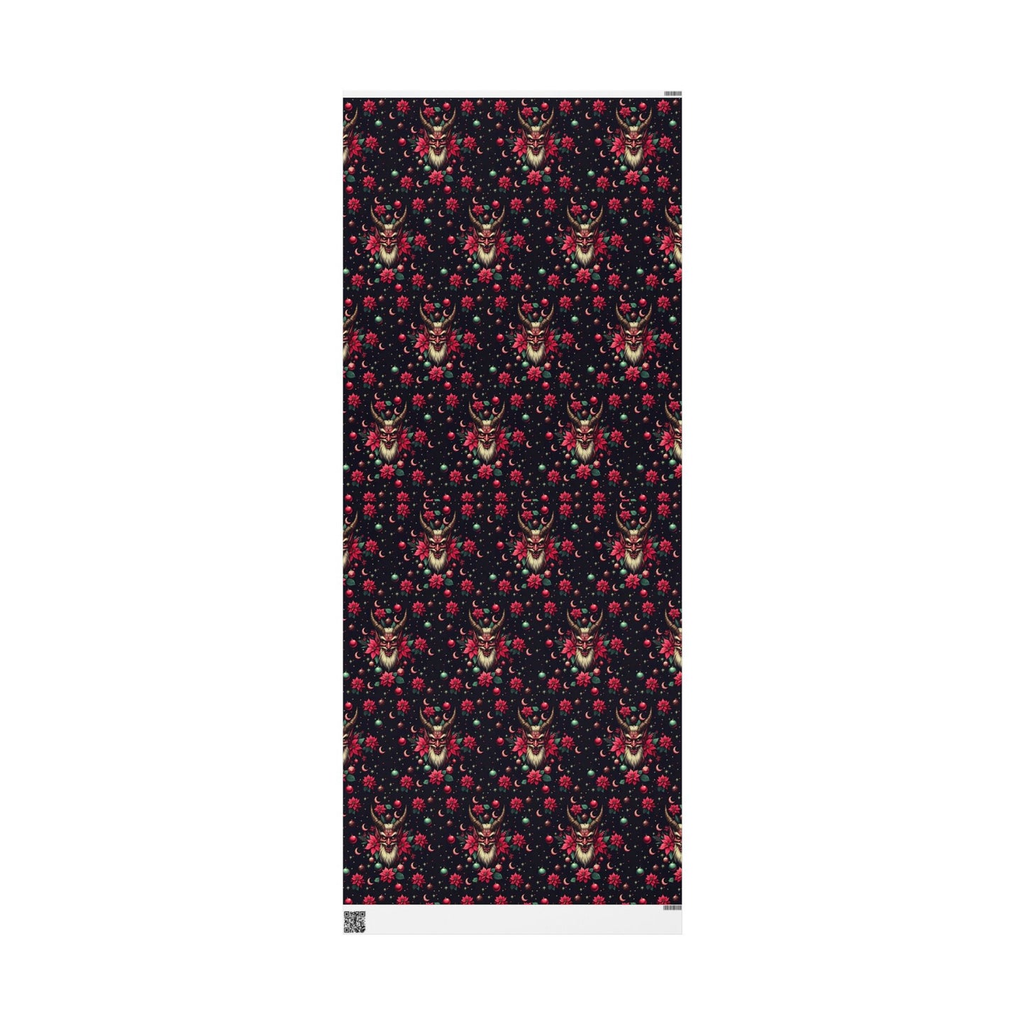 Krampus Wrapping PaperHome DecorVTZdesigns30" x 180"MatteChristmasDecorFestive