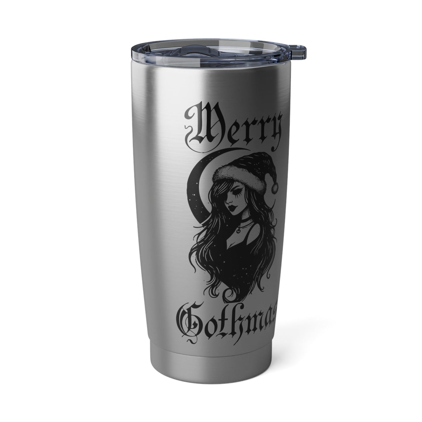 Merry Gothmas 20oz TumblerMugVTZdesigns20ozSilver20 ozBottles & Tumblerschristmas