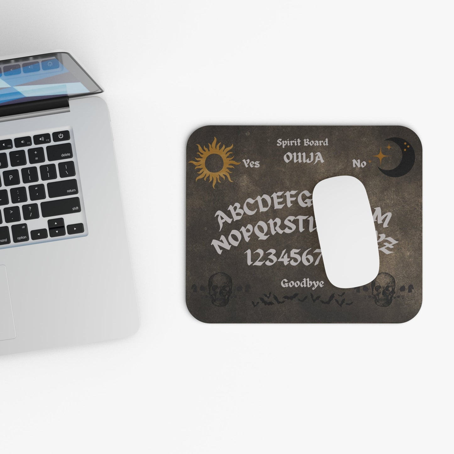 Ouija Spirit Board Mouse Pad (Rectangle)Home DecorVTZdesigns9" × 8"RectangleAccessoriesDeskgothic