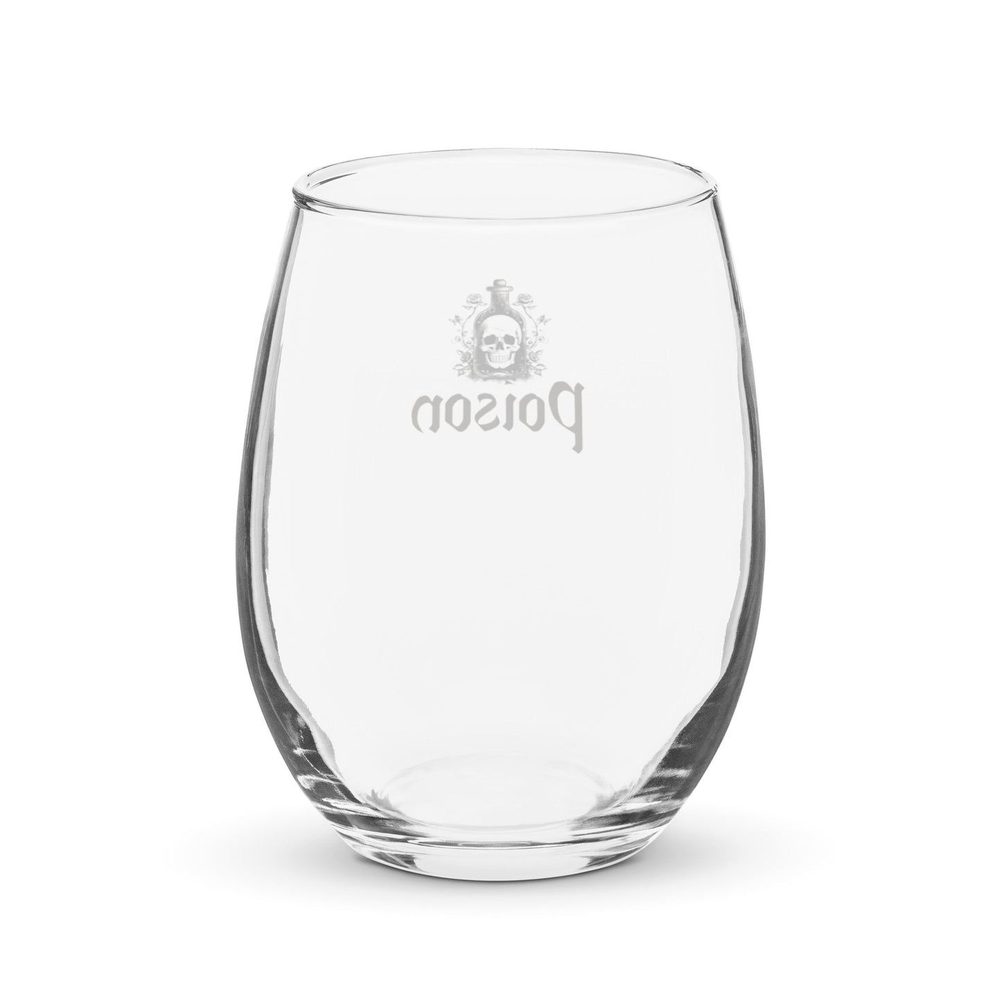 Poison Stemless Wine GlassVTZdesignscupglassgothic