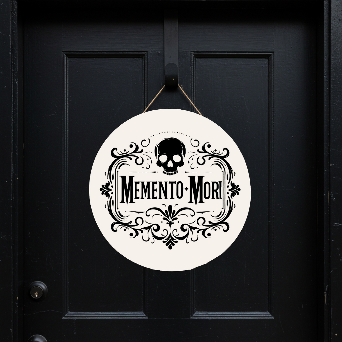 Memento Mori 12" Wood Sign