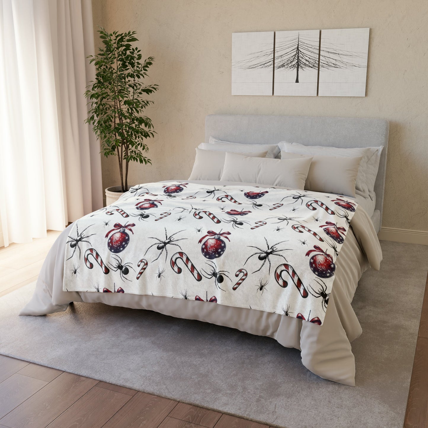 Spiders and Ornaments BlanketHome DecorVTZdesigns50" × 60"BedBeddingblanket