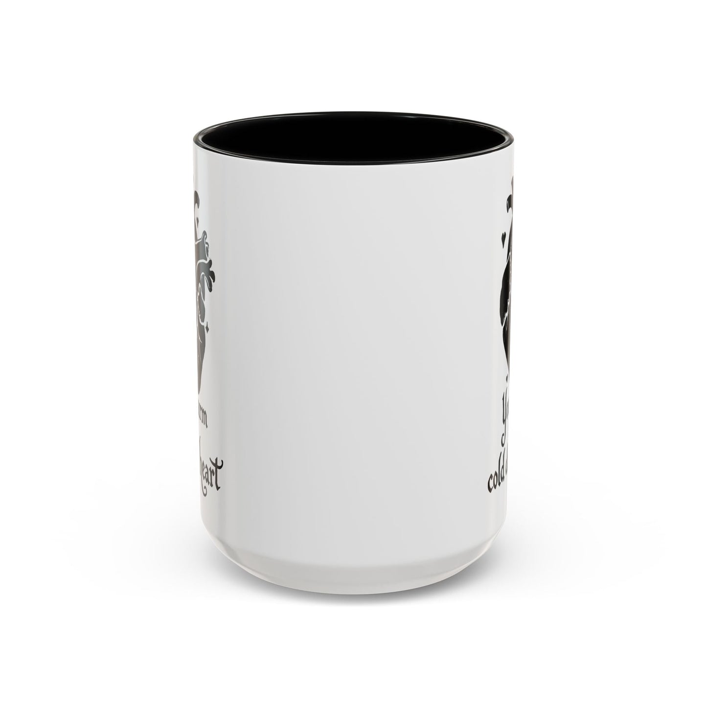 You Warm My Cold Dark Heart Coffee MugMugVTZdesigns11ozBlackaccent muganatomical heartcoffee mug
