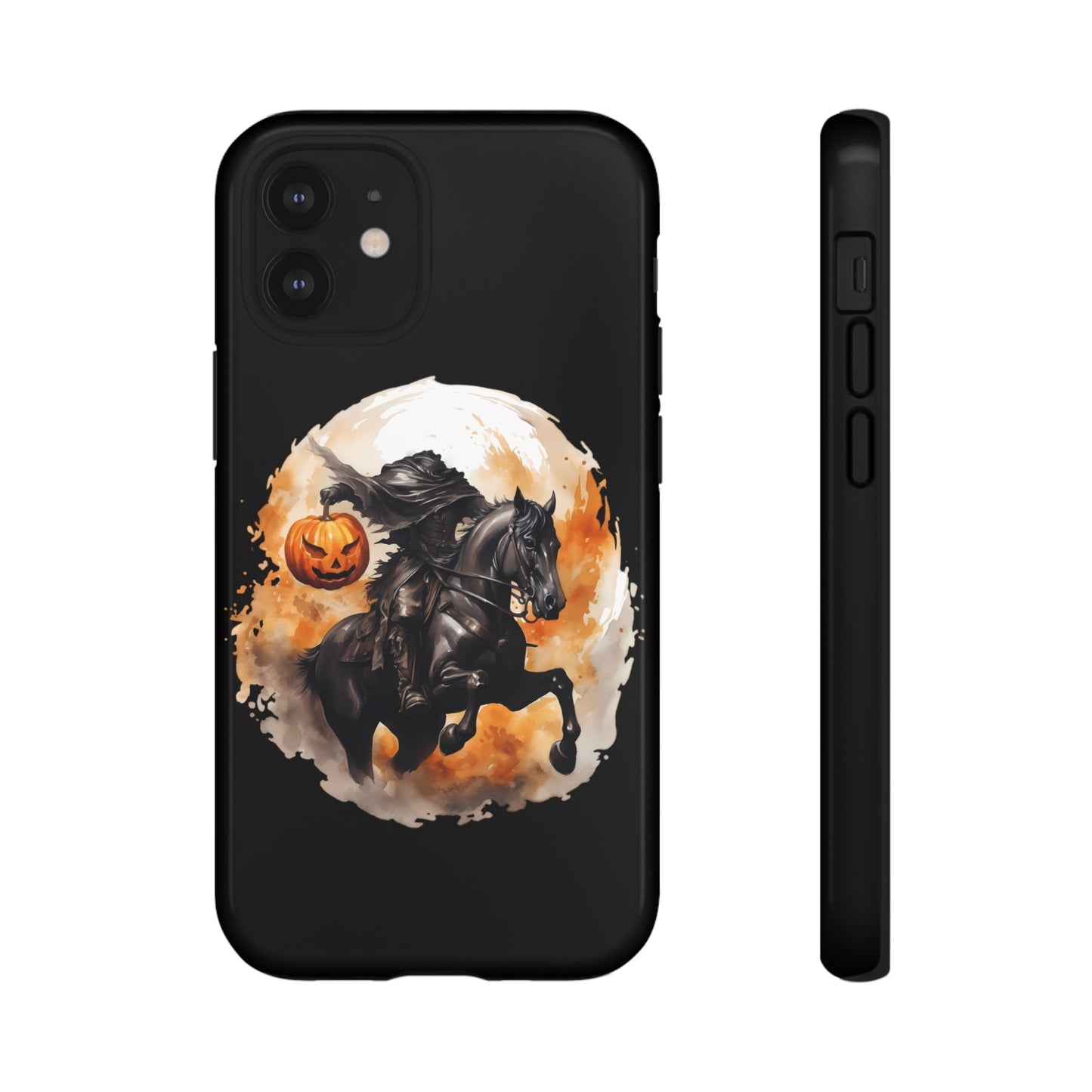 Headless Horseman Pumpkin Head Tough Phone Case for iPhone Samsung GooglePhone CaseVTZdesignsiPhone 12 MiniGlossyAccessoriesfallGlossy