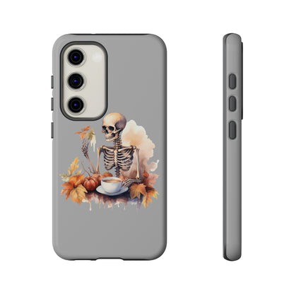 Autumn Skeleton Tough Cases for Samsung iPhone GooglePhone CaseVTZdesignsSamsung Galaxy S23GlossyAccessoriesautumncoffee