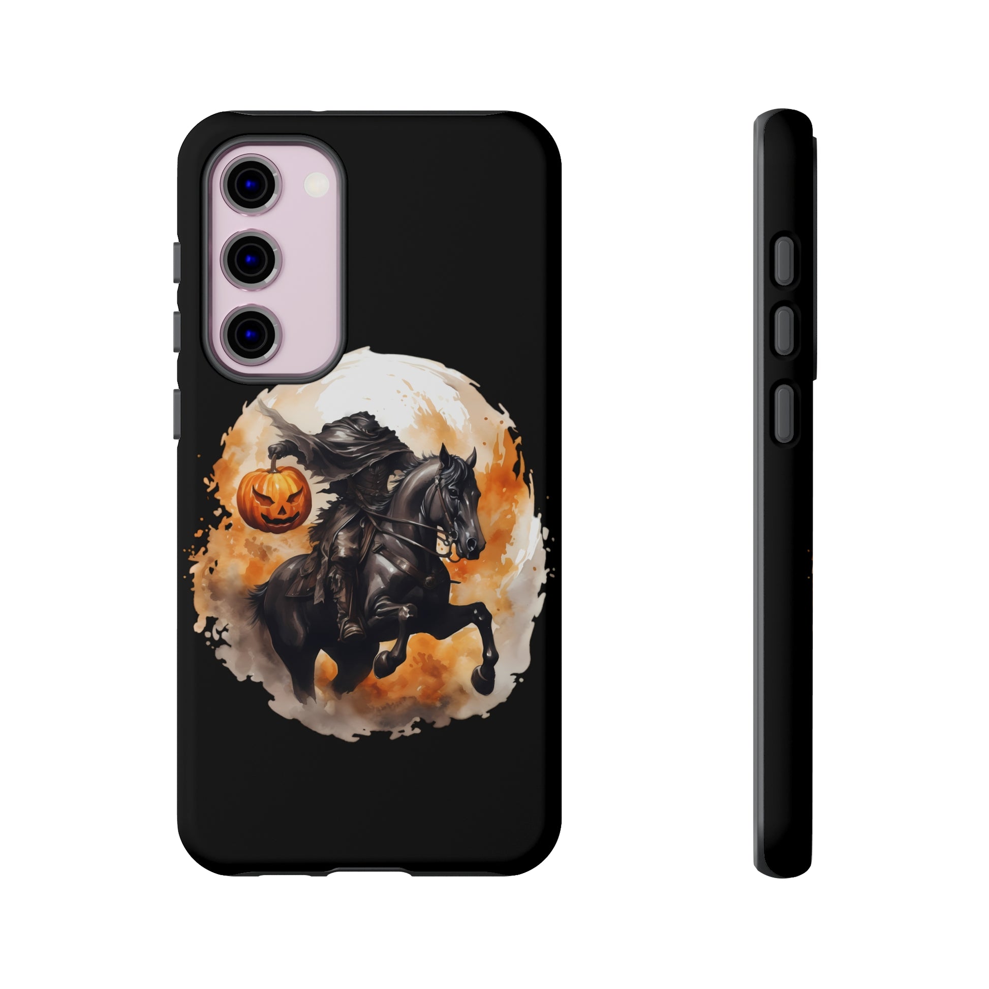 Headless Horseman Pumpkin Head Tough Phone Case for iPhone Samsung GooglePhone CaseVTZdesignsSamsung Galaxy S23 PlusMatteAccessoriesfallGlossy