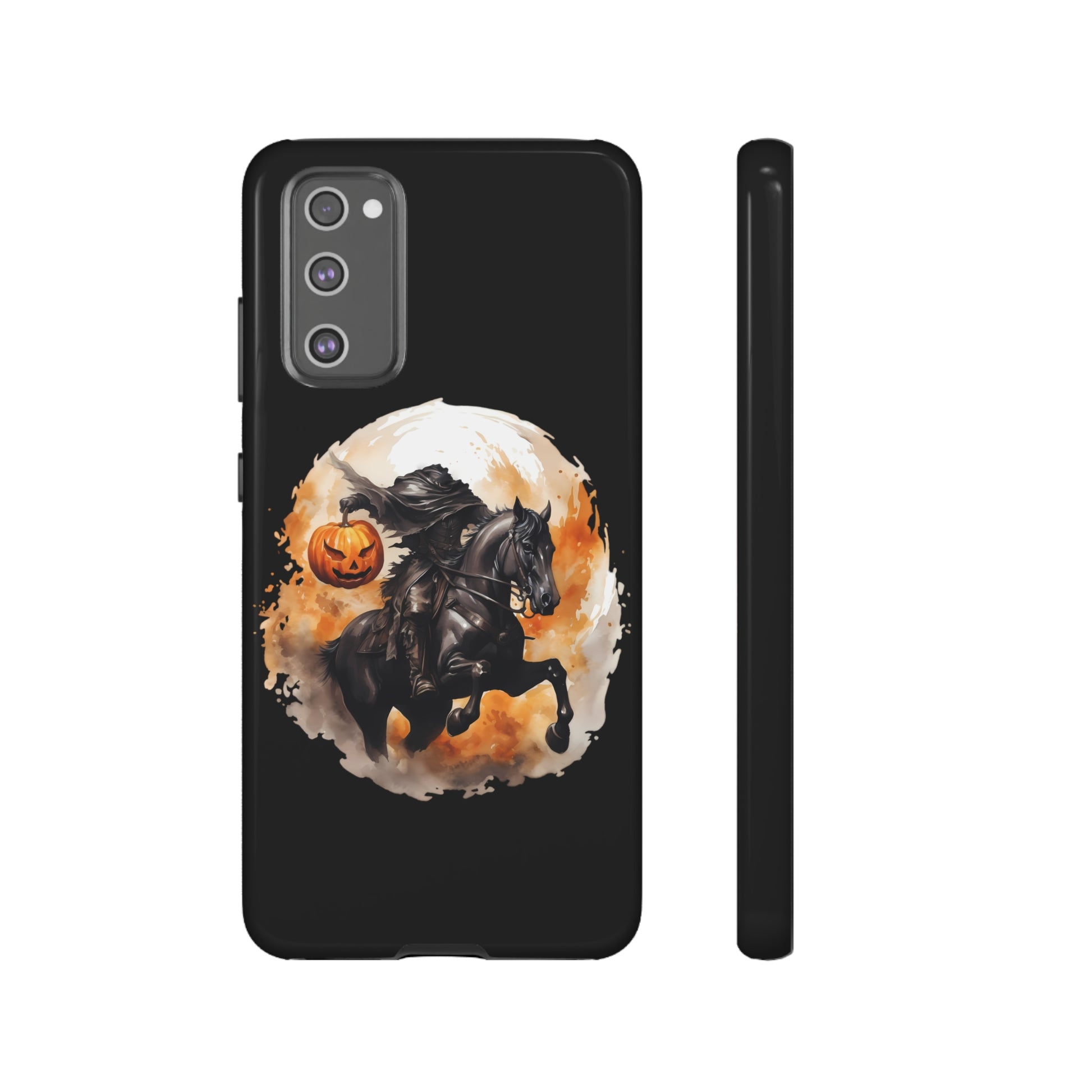 Headless Horseman Pumpkin Head Tough Phone Case for iPhone Samsung GooglePhone CaseVTZdesignsSamsung Galaxy S20 FEGlossyAccessoriesfallGlossy