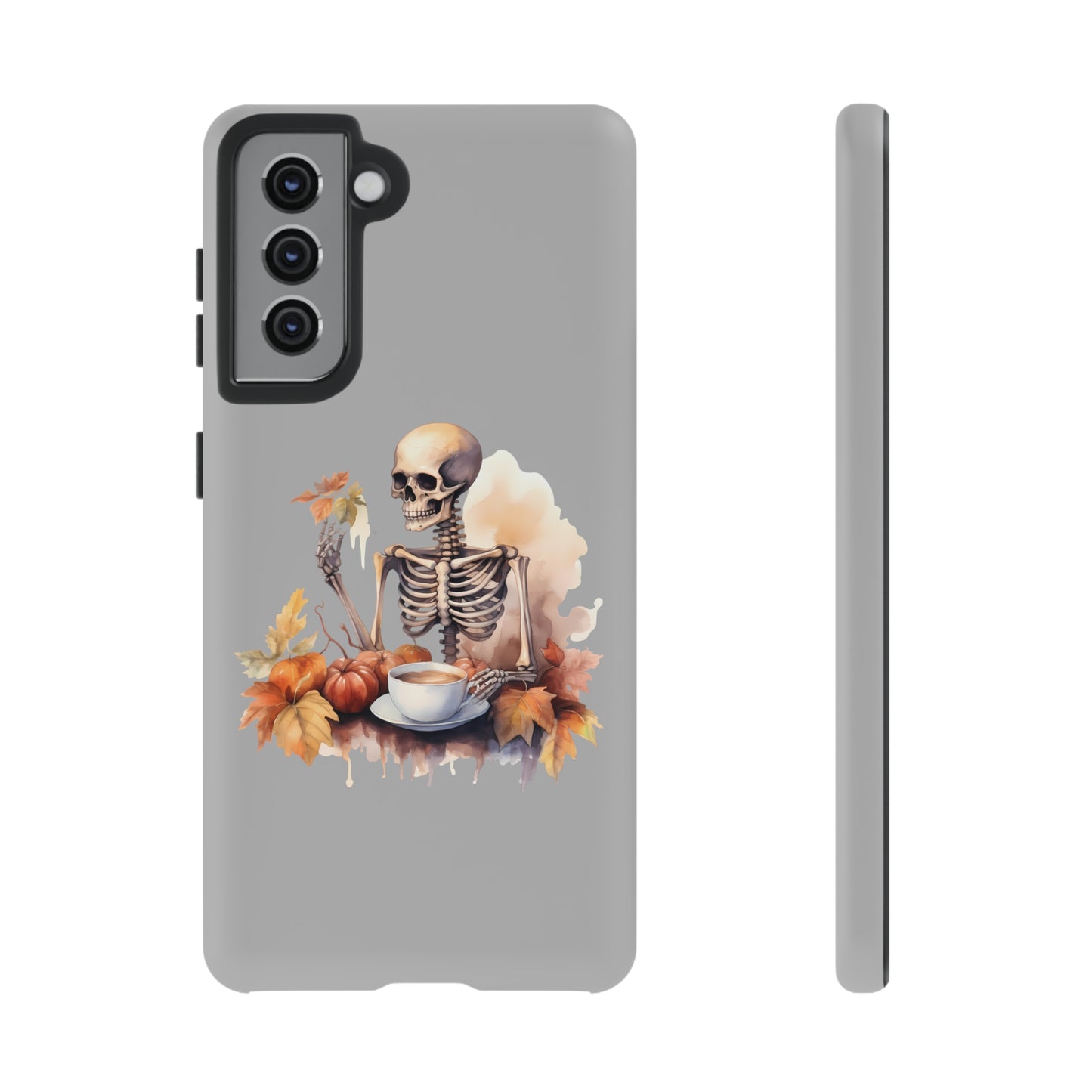 Autumn Skeleton Tough Cases for Samsung iPhone GooglePhone CaseVTZdesignsSamsung Galaxy S21MatteAccessoriesautumncoffee