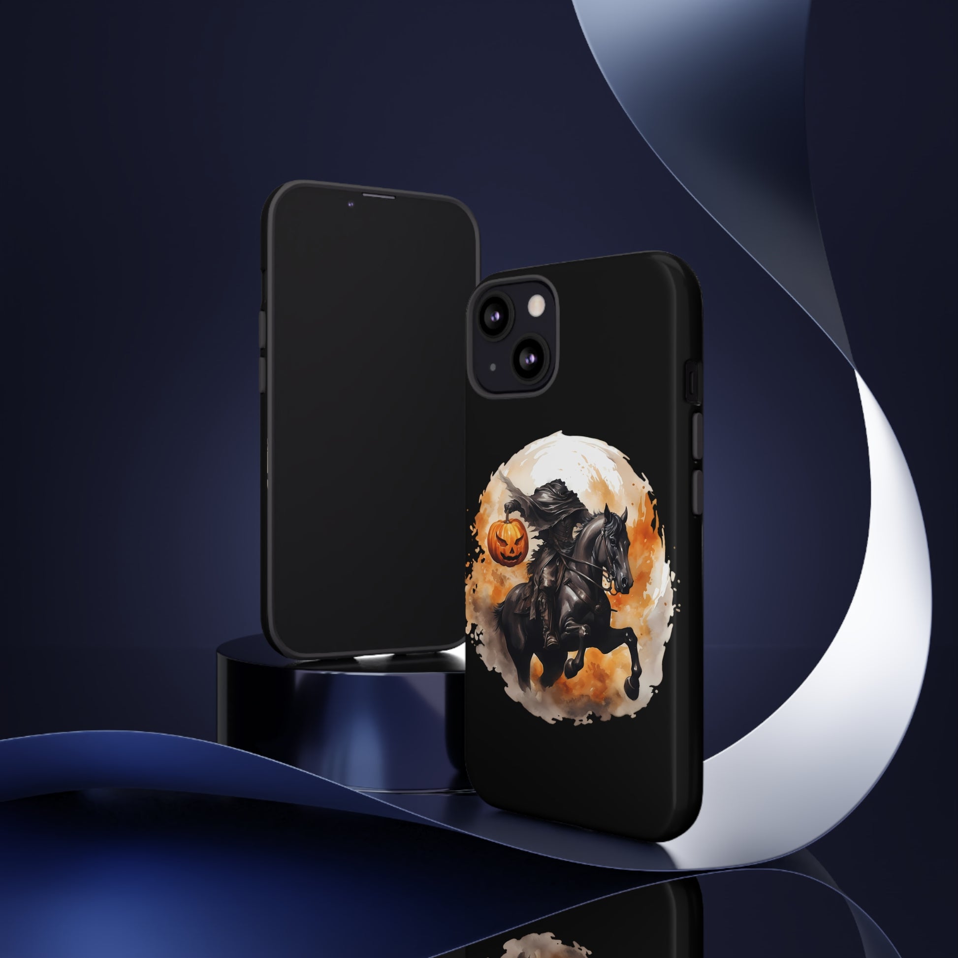 Headless Horseman Pumpkin Head Tough Phone Case for iPhone Samsung GooglePhone CaseVTZdesignsiPhone 12 MiniMatteAccessoriesfallGlossy