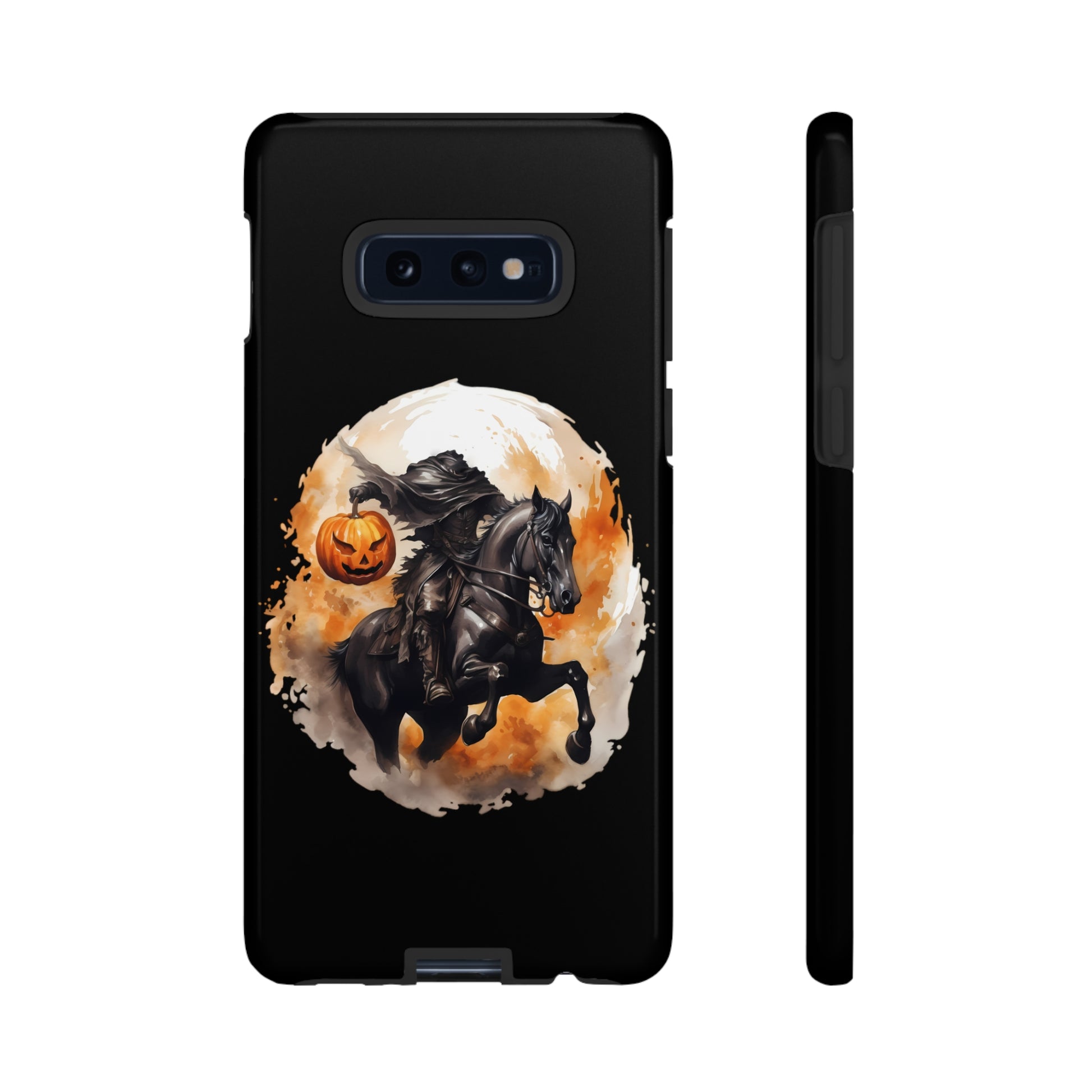 Headless Horseman Pumpkin Head Tough Phone Case for iPhone Samsung GooglePhone CaseVTZdesignsSamsung Galaxy S10EGlossyAccessoriesfallGlossy