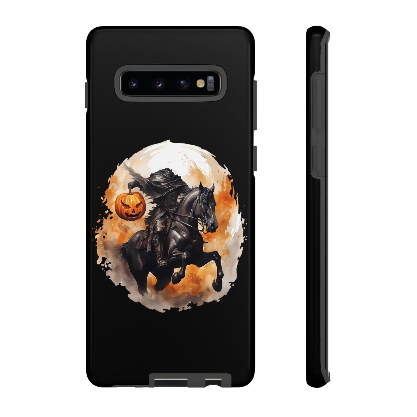 Headless Horseman Pumpkin Head Tough Phone Case for iPhone Samsung GooglePhone CaseVTZdesignsSamsung Galaxy S10 PlusGlossyAccessoriesfallGlossy