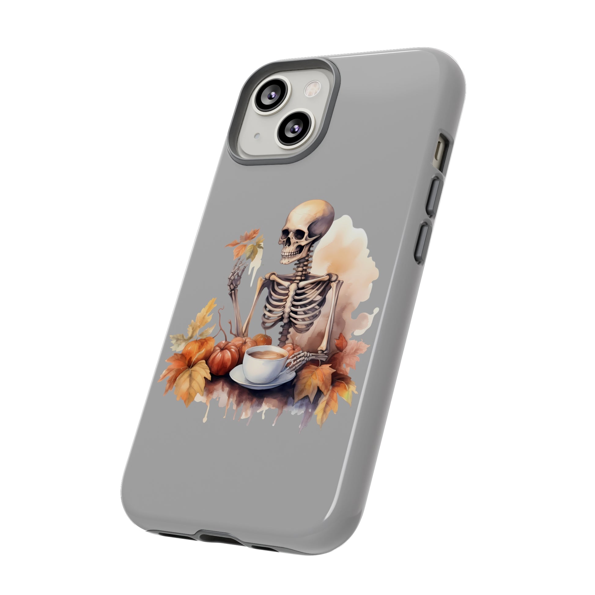 Autumn Skeleton Tough Cases for Samsung iPhone GooglePhone CaseVTZdesignsiPhone 12 MiniMatteAccessoriesautumncoffee