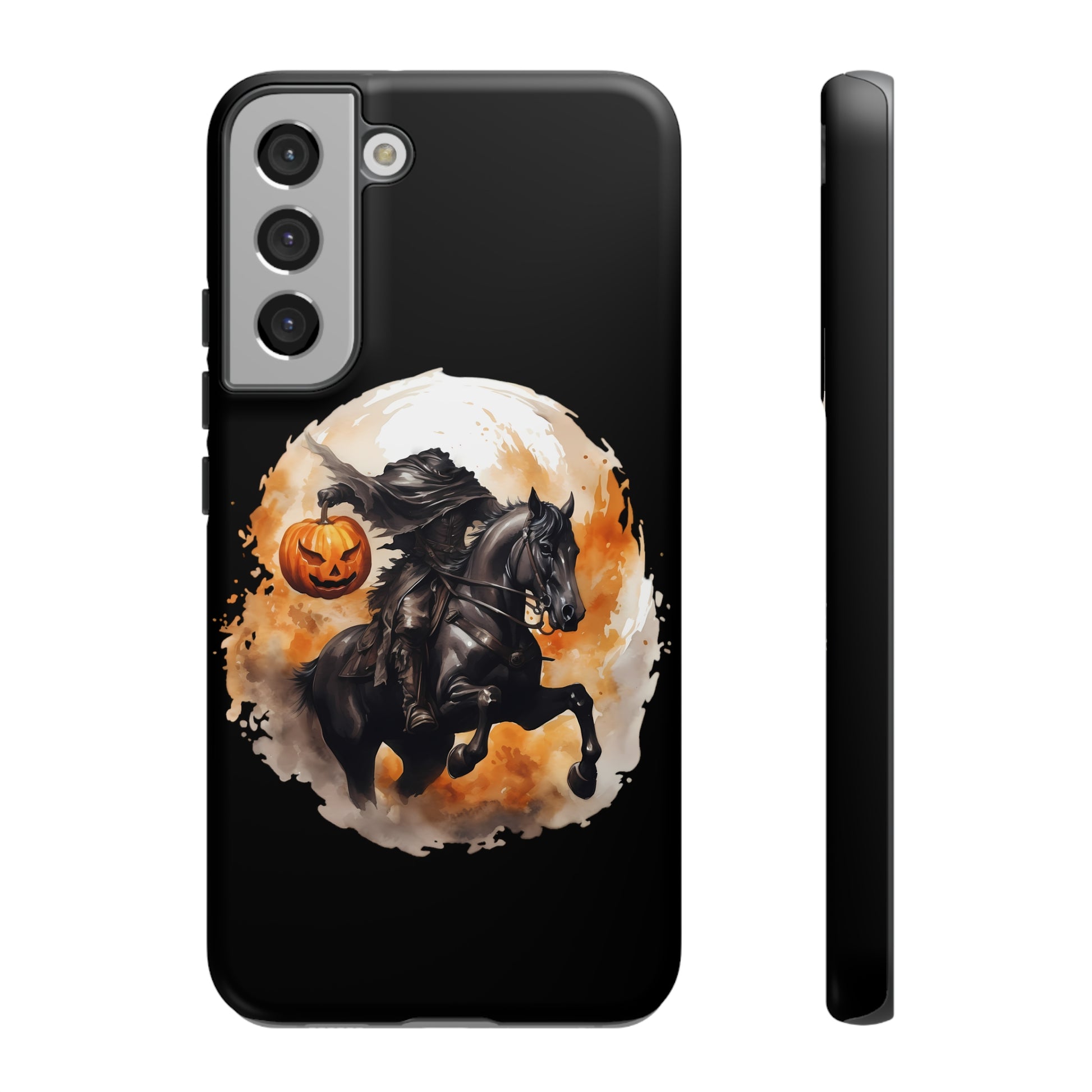 Headless Horseman Pumpkin Head Tough Phone Case for iPhone Samsung GooglePhone CaseVTZdesignsSamsung Galaxy S22 PlusMatteAccessoriesfallGlossy