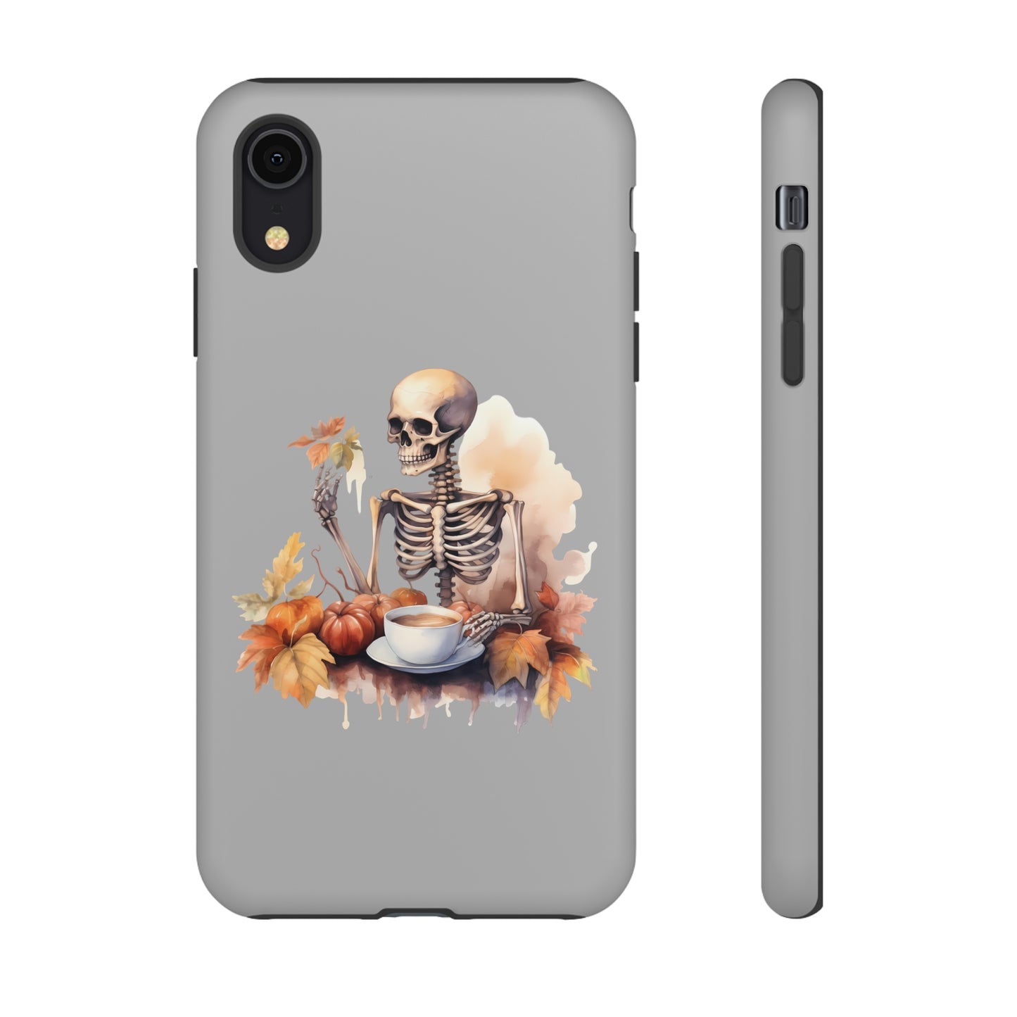 Autumn Skeleton Tough Cases for Samsung iPhone GooglePhone CaseVTZdesignsiPhone XRMatteAccessoriesautumncoffee