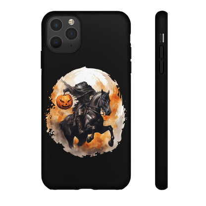 Headless Horseman Pumpkin Head Tough Phone Case for iPhone Samsung GooglePhone CaseVTZdesignsiPhone 11 Pro MaxMatteAccessoriesfallGlossy