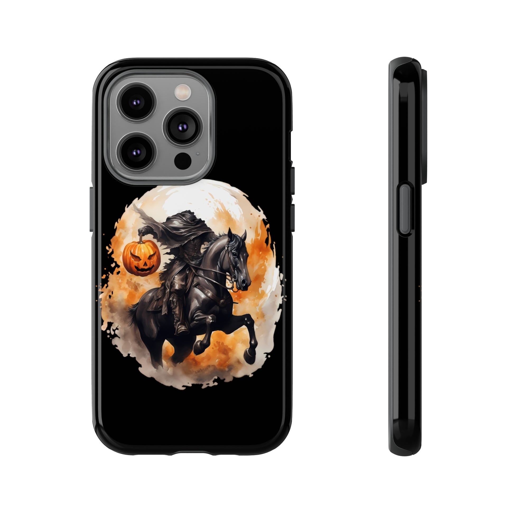 Headless Horseman Pumpkin Head Tough Phone Case for iPhone Samsung GooglePhone CaseVTZdesignsiPhone 14 ProGlossyAccessoriesfallGlossy