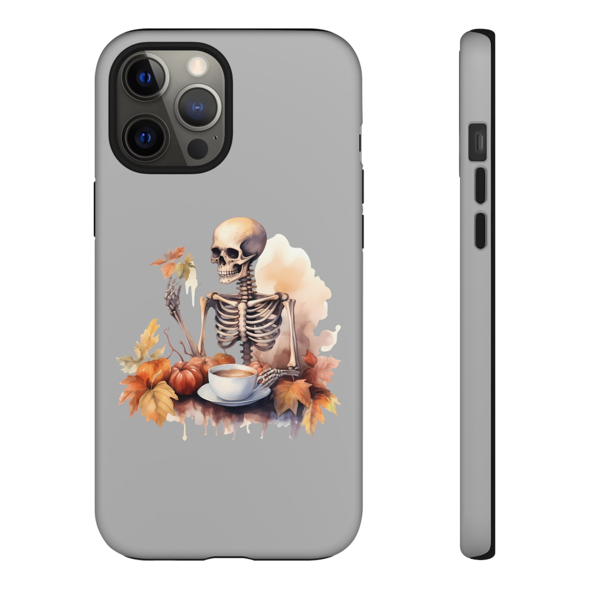 Autumn Skeleton Tough Cases for Samsung iPhone GooglePhone CaseVTZdesignsiPhone 12 Pro MaxMatteAccessoriesautumncoffee