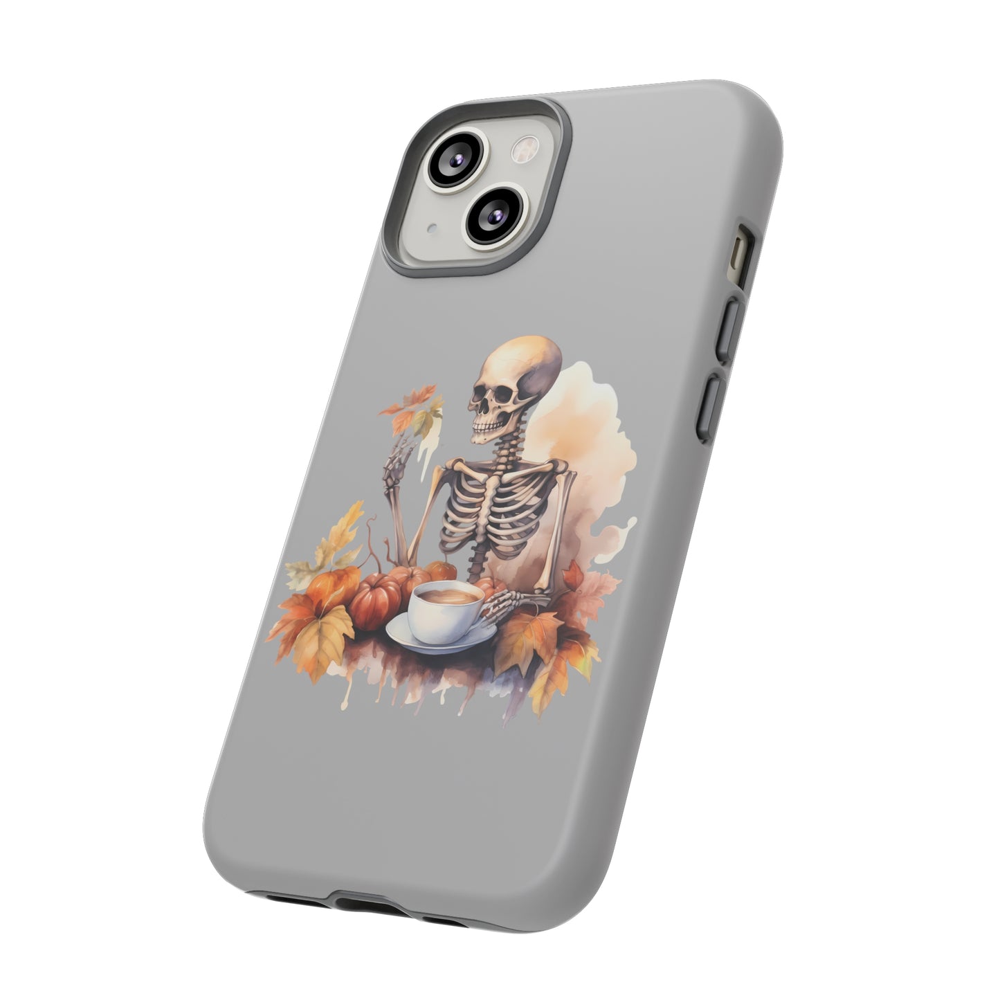 Autumn Skeleton Tough Cases for Samsung iPhone GooglePhone CaseVTZdesignsiPhone 12 MiniMatteAccessoriesautumncoffee