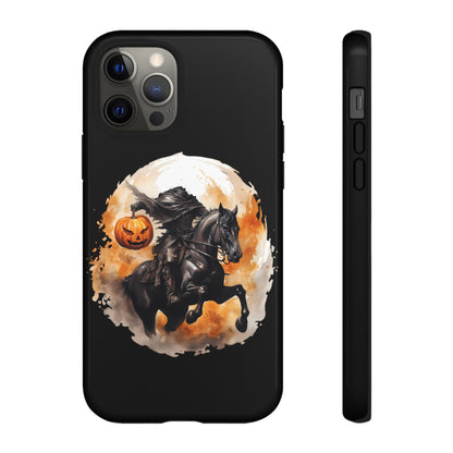 Headless Horseman Pumpkin Head Tough Phone Case for iPhone Samsung GooglePhone CaseVTZdesignsiPhone 12 ProGlossyAccessoriesfallGlossy