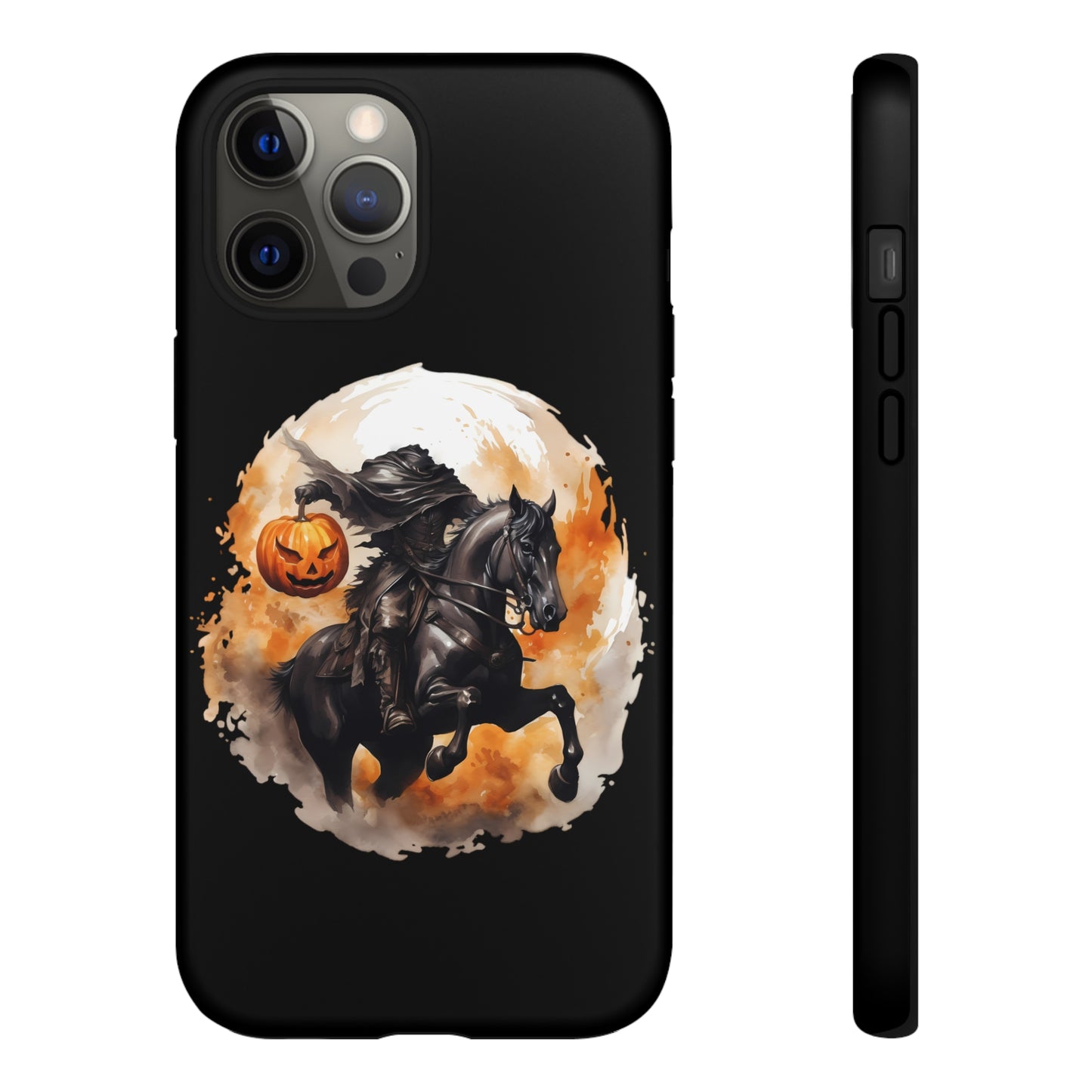 Headless Horseman Pumpkin Head Tough Phone Case for iPhone Samsung GooglePhone CaseVTZdesignsiPhone 12 Pro MaxMatteAccessoriesfallGlossy