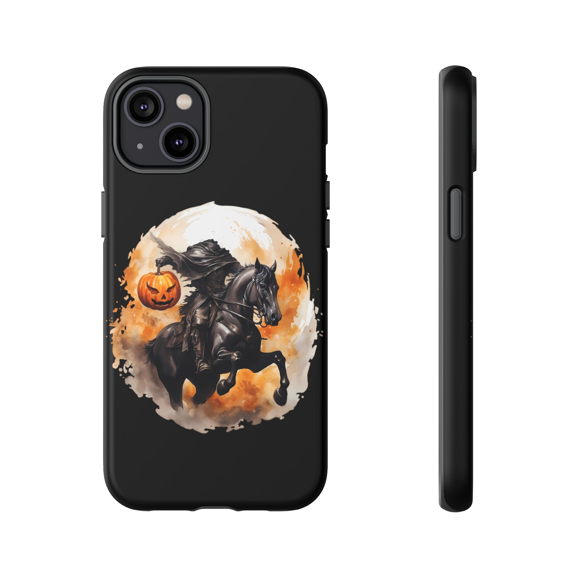 Headless Horseman Pumpkin Head Tough Phone Case for iPhone Samsung GooglePhone CaseVTZdesignsiPhone 14 PlusMatteAccessoriesfallGlossy