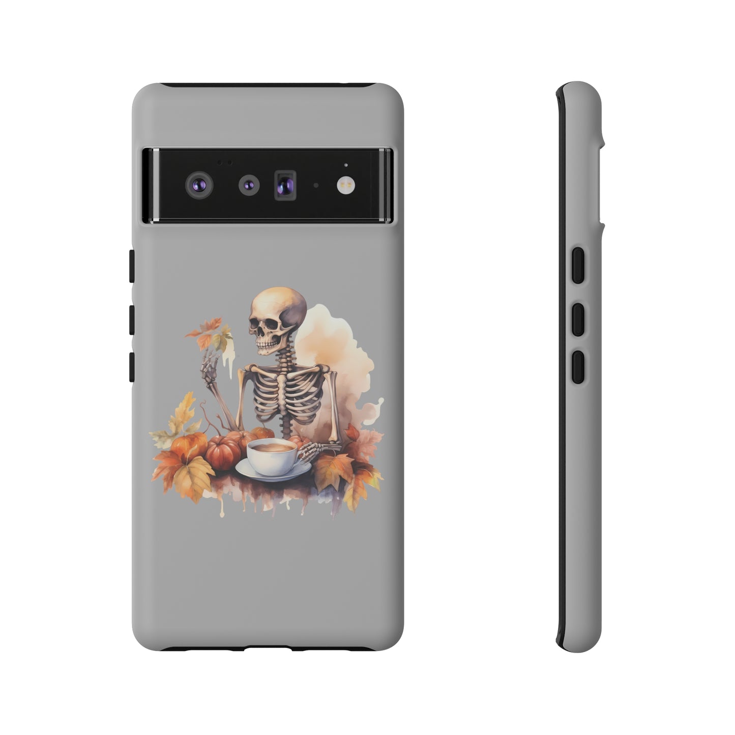 Autumn Skeleton Tough Cases for Samsung iPhone GooglePhone CaseVTZdesignsGoogle Pixel 6 ProMatteAccessoriesautumncoffee