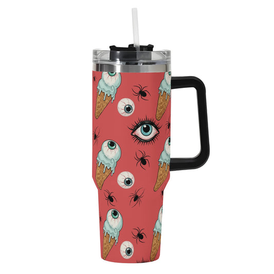 Spiders Eyeballs and Ice Cream Cones 40oz Tumbler