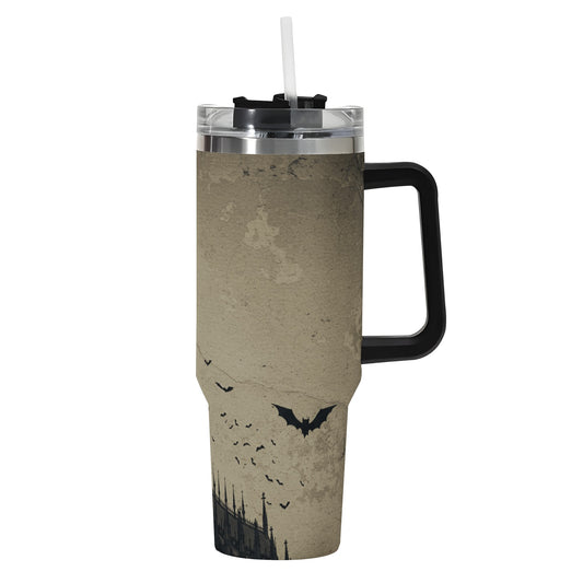 Gothic Cathedral with Bats 40oz Tumbler