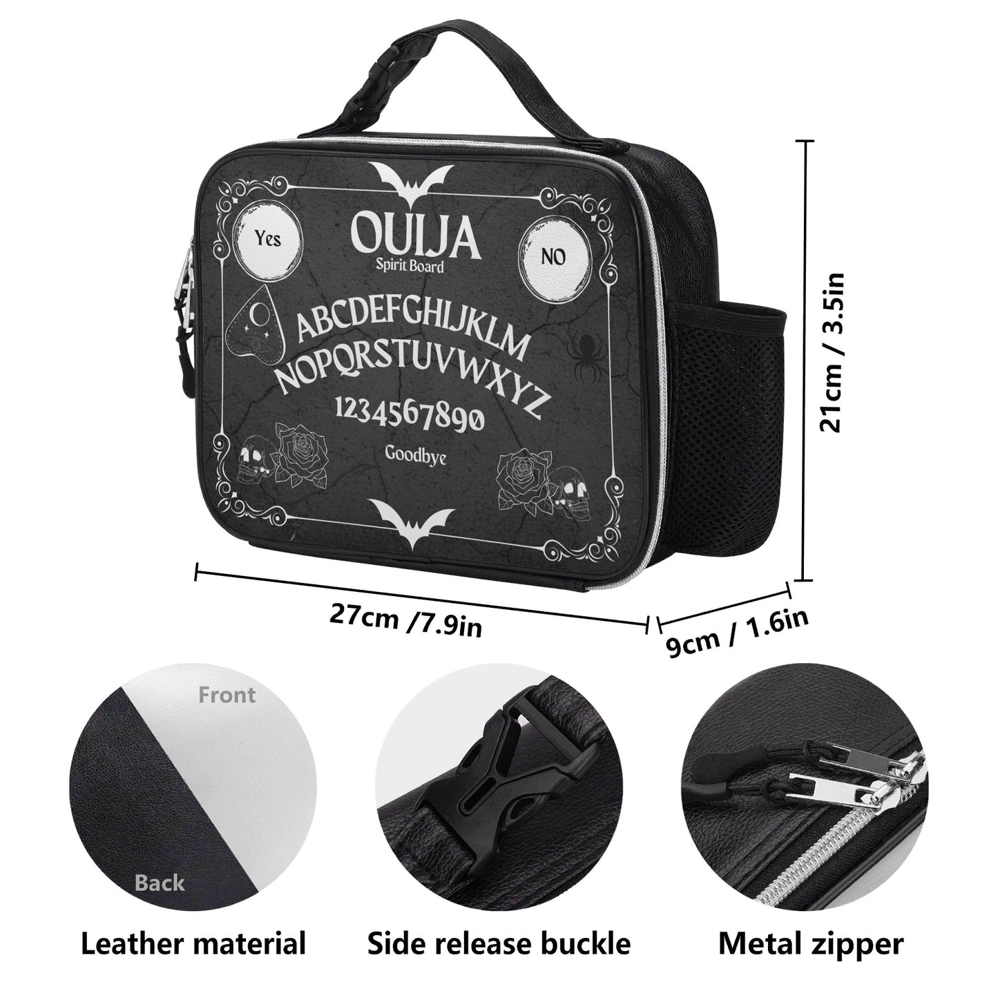 Ouija Leather Lunch Bag