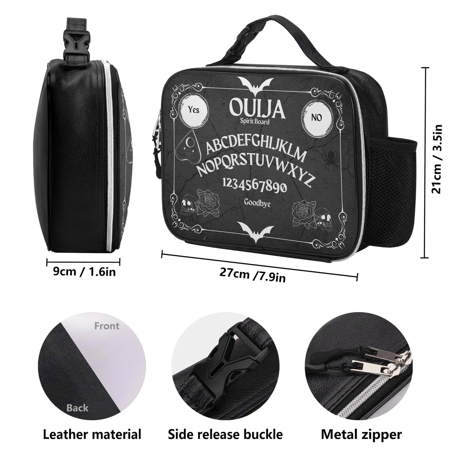 Ouija Leather Lunch Bag