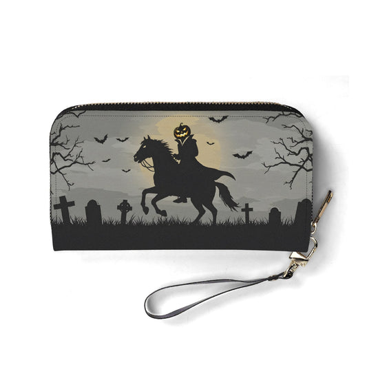 Headless Horseman With Pumpkin Head Wallet