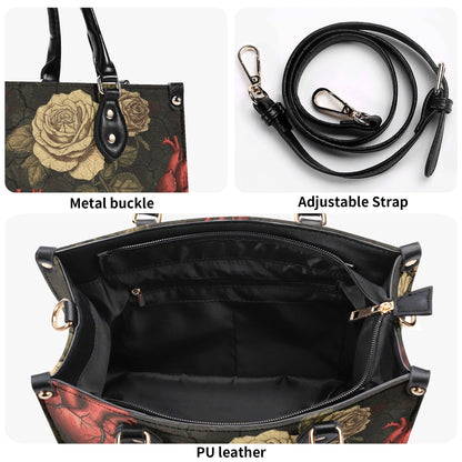 Anatomical Hearts and Roses Handbag