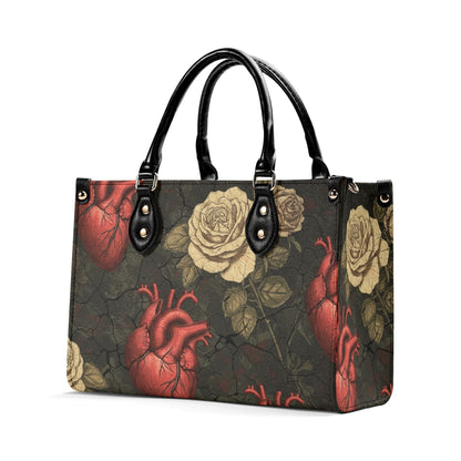 Anatomical Hearts and Roses Handbag
