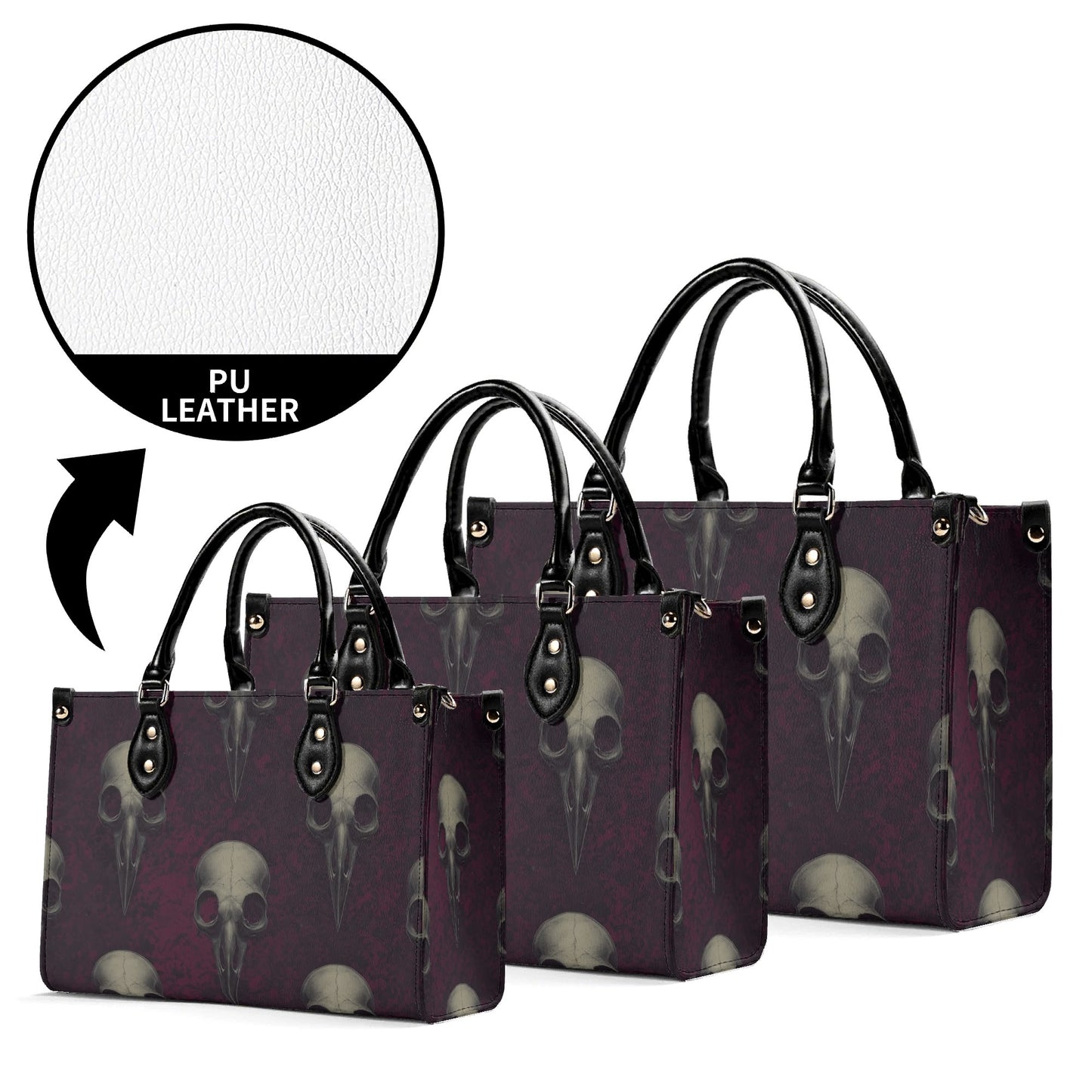 Raven Skulls Handbag