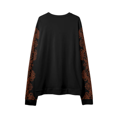Skeleton Hand Holding Candle Halloween Sweater