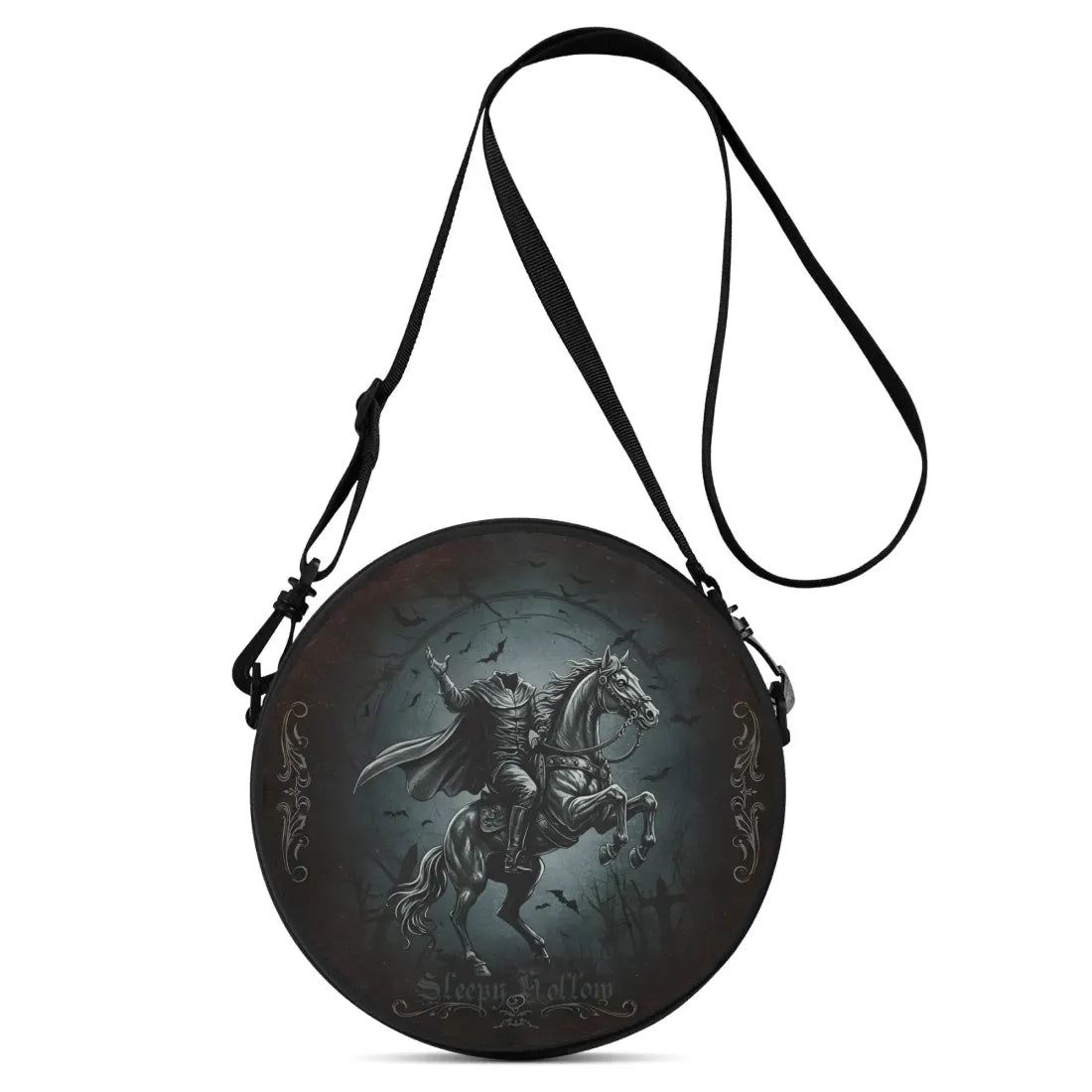 Sleepy Hollow Headless Horseman Round Satchel Bag