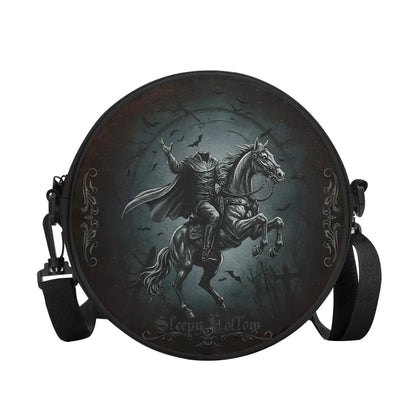 Sleepy Hollow Headless Horseman Round Satchel Bag