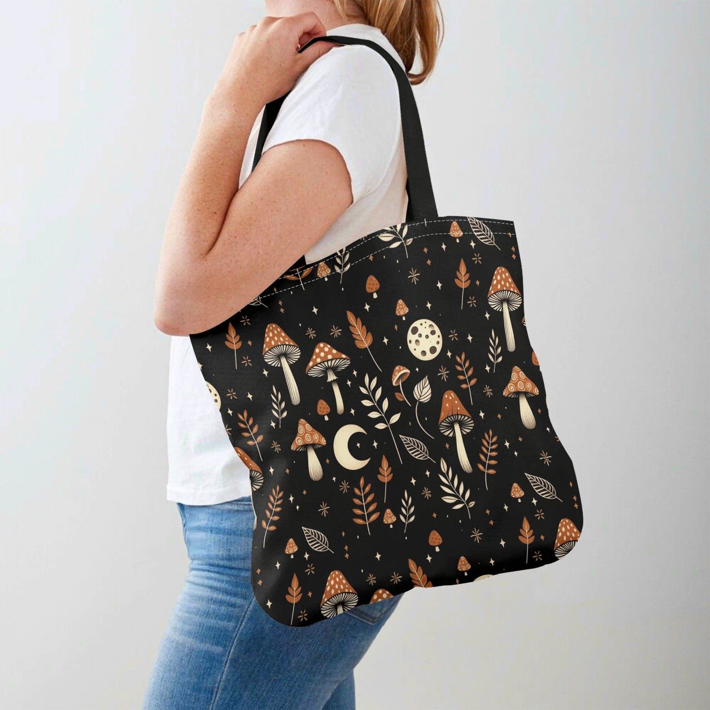 Mushrooms and Moons Tote Bag
