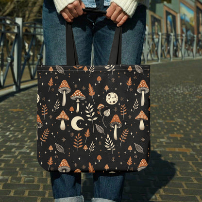 Mushrooms and Moons Tote Bag