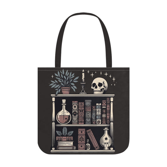 Witchy Bookshelf Tote Bag
