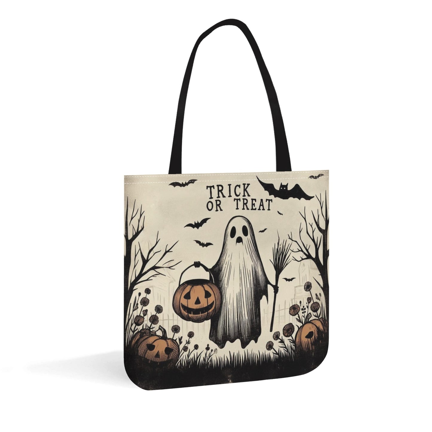 Trick or Treat Ghost Tote Bag