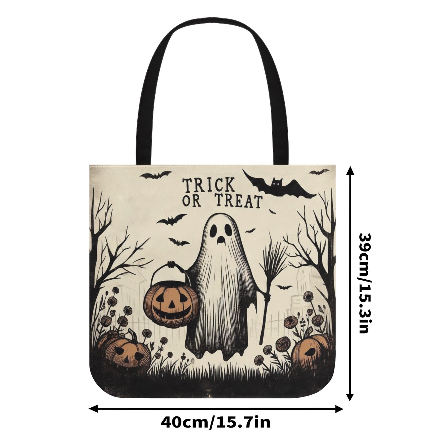 Trick or Treat Ghost Tote Bag