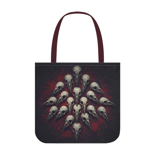 Raven Skulls Tote Bag