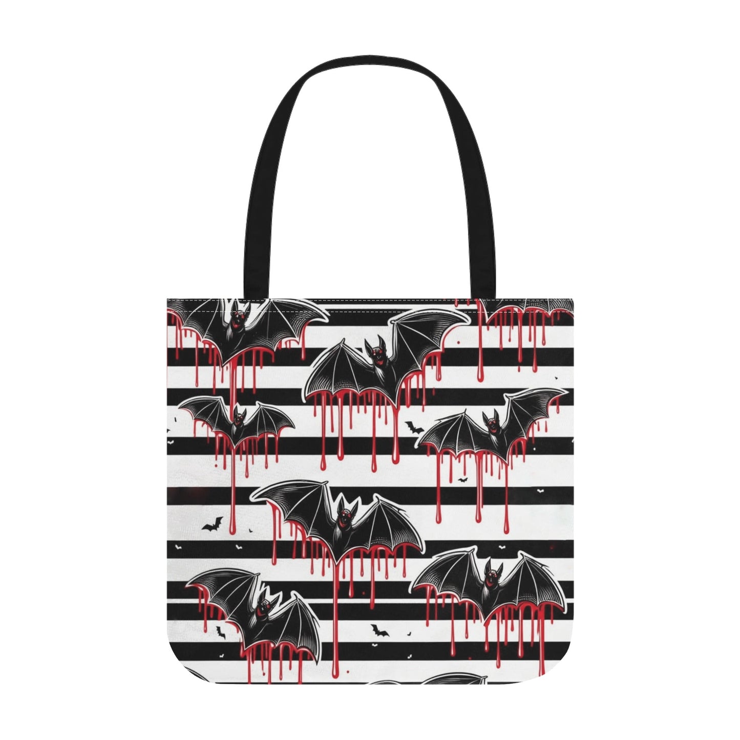 Dripping Bats and Stripes Tote Bag