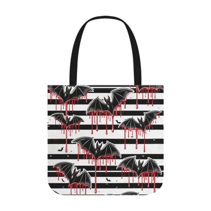 Dripping Bats and Stripes Tote Bag